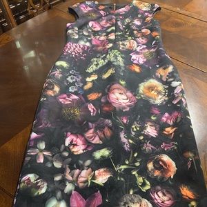 Ted Baker Floral Midi Dress